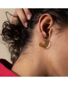 Boucles d'Oreilles en Laiton doré