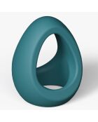 Double cockring flux ring teal me  vert