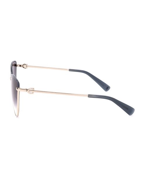 Lunettes de soleil Femme doré/bleu pétrole