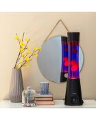 Lampe à lave avec Hhaut-parleur Maglamp noir/transparent/rouge/violet - Ø10.7x42 cm