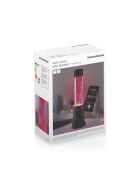 Lampe à lave avec Hhaut-parleur Maglamp noir/transparent/rouge/violet - Ø10.7x42 cm