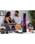 Lampe à lave avec Hhaut-parleur Maglamp noir/transparent/rouge/violet - Ø10.7x42 cm