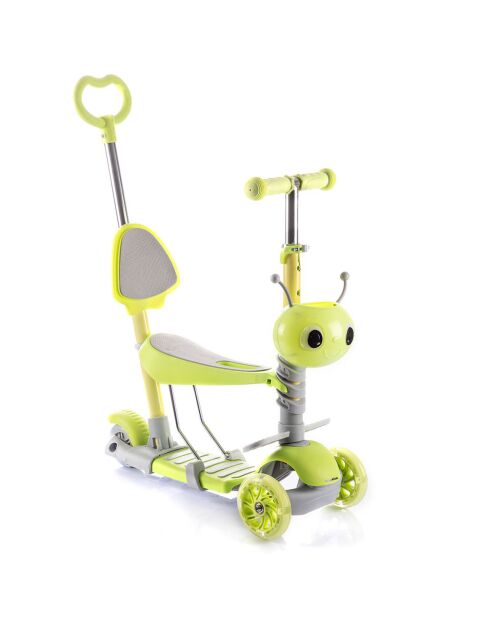 Scooter évolutif 3 en 1 gris/vert