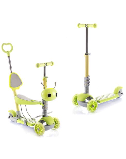 Scooter évolutif 3 en 1 gris/vert