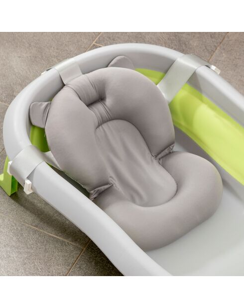 Baignoire pliable évolutive pour bébé Fovibath gris/vert