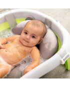 Baignoire pliable évolutive pour bébé Fovibath gris/vert