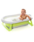 Baignoire pliable évolutive pour bébé Fovibath gris/vert