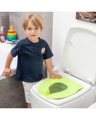 Réducteur de toilettes pliable pour enfant Foltry vert