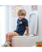 Réducteur de toilettes pliable pour enfant Foltry vert