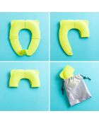 Réducteur de toilettes pliable pour enfant Foltry vert