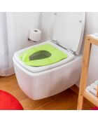 Réducteur de toilettes pliable pour enfant Foltry vert