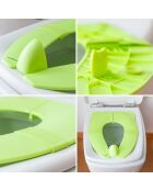 Réducteur de toilettes pliable pour enfant Foltry vert