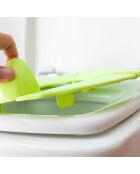 Réducteur de toilettes pliable pour enfant Foltry vert