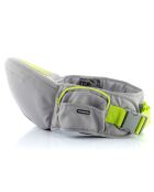 Ceinture porte-bébé évolutive avec poches Seccaby gris/vert