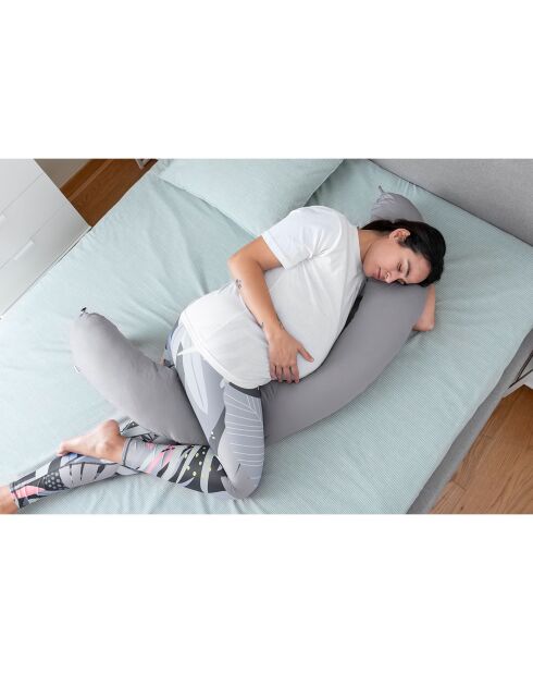 Coussin d'allaitement multifonction Brellow gris