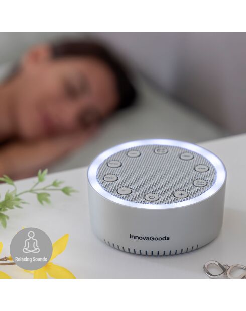 Machine à bruit blanc pour dormir Slewel gris