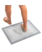 Tapis de bain super-absorbant Thrymat gris - 60x40 cm