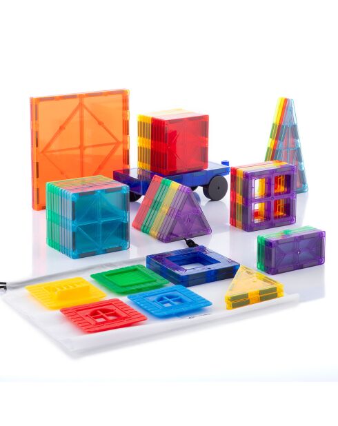 Blocs de construction magnétiques 3D multicolores