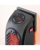 Mini-chauffage Portable pour Prise Heatpod 400 W noir