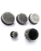 5 Brosses de nettoyage pou perceuse Sofklin gris/noir