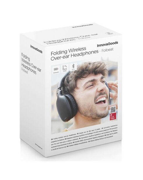 Casque sans fil pliable Folbeat noir