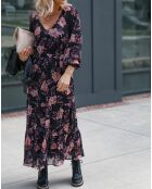 Robe Flora noire