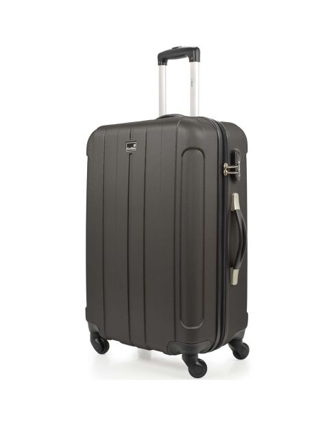 Napoli 4-wielige eenwielige cabinekoffer 55 cm donkergrijs