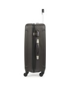 Napoli 4-wielige eenwielige cabinekoffer 55 cm donkergrijs