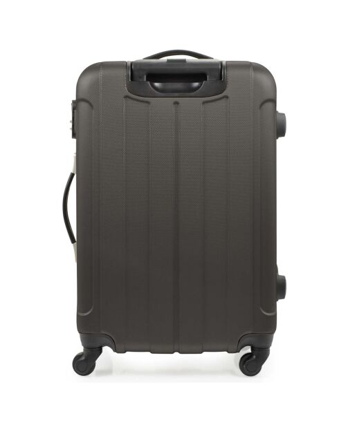 Napoli Long Stay Koffer 4 enkele wielen 75 cm donkergrijs