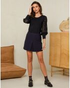 Pull col rond Margot noir