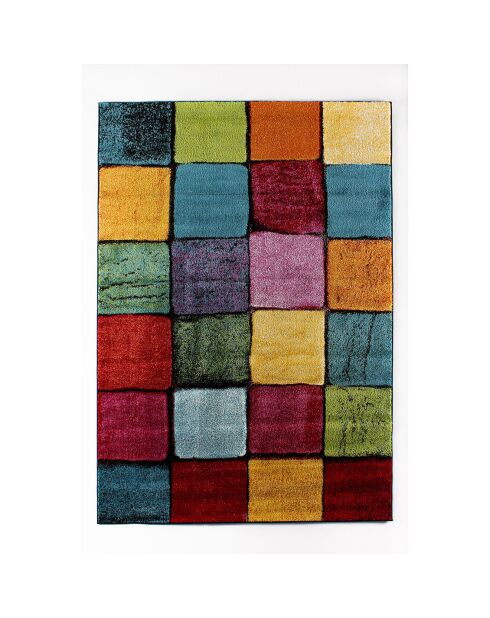 Tapis Renkli Kare multicolore