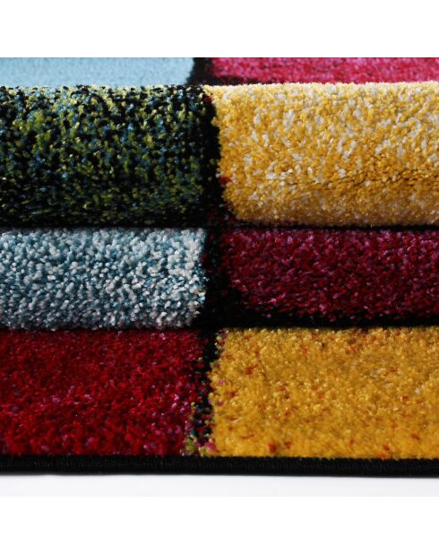 Tapis Renkli Kare multicolore