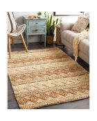 Tapis naturel Jute beige/camel
