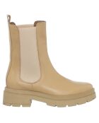 Chelsea boots en Cuir Romy capuccino