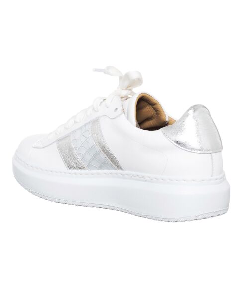 Baskets en Cuir Tina blanches