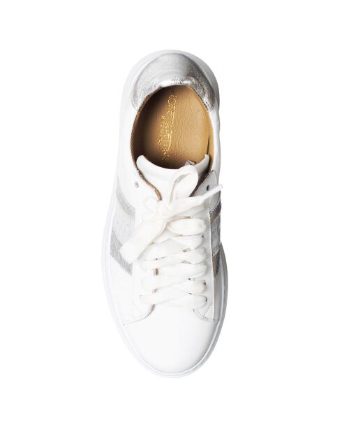 Weiße Sneakers Tina aus Leder