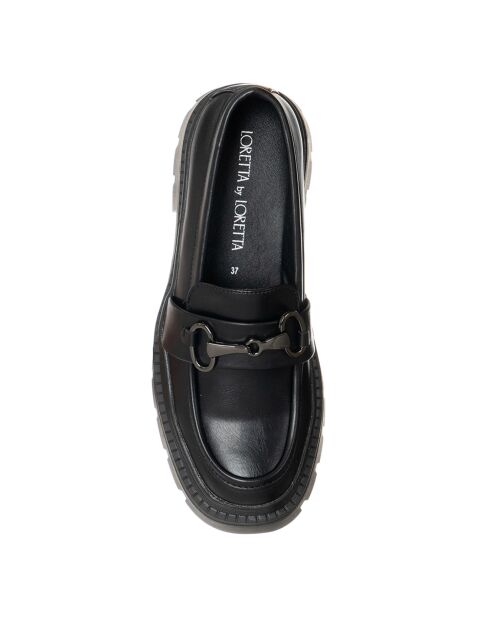 Mocassins Emma noirs