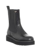 Chelsea boots Marina noires - Plateforme 5 cm