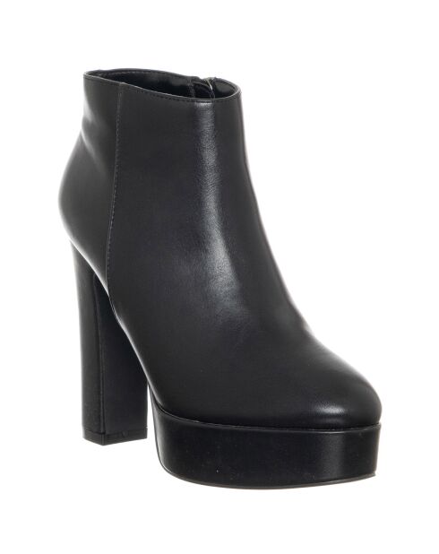 Bottines Carla noires - Talon 10.5 cm
