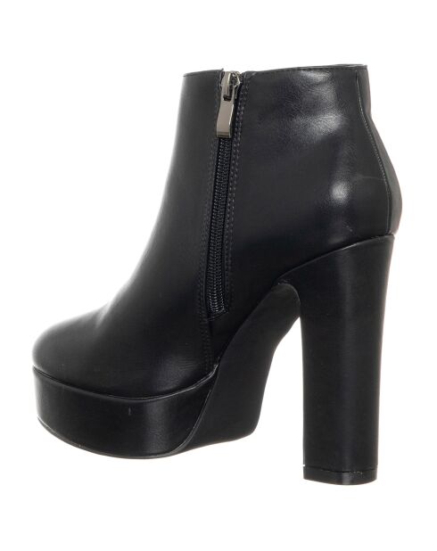 Bottines Carla noires - Talon 10.5 cm
