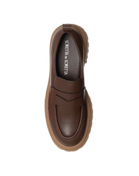 Mocassins Monica marron