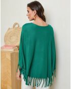 Poncho Anouk vert