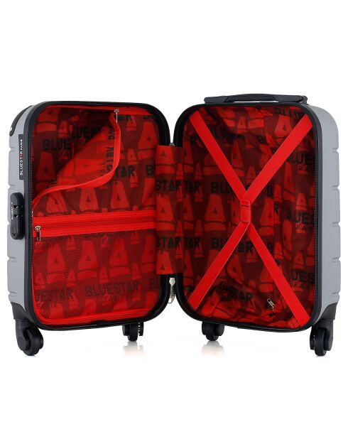 Valise Cabine XXS 4 roues simples Ottawa 46 cm grise
