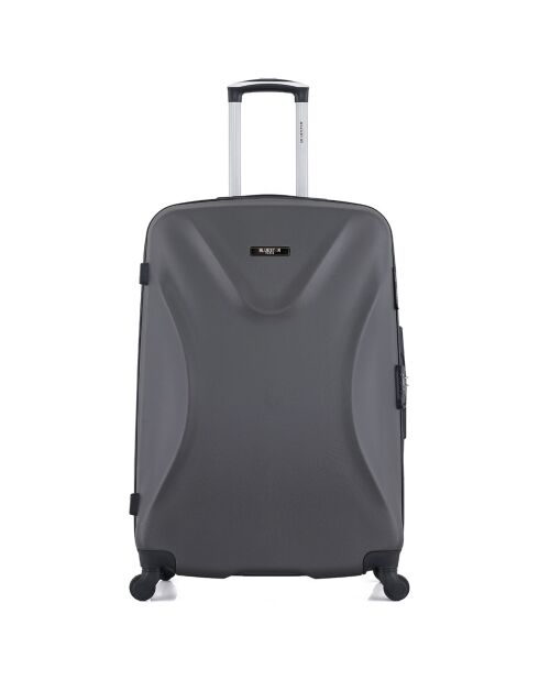 3 Koffer 4 Räder einfach Garibaldi 55/65/75 cm dunkelgrau
