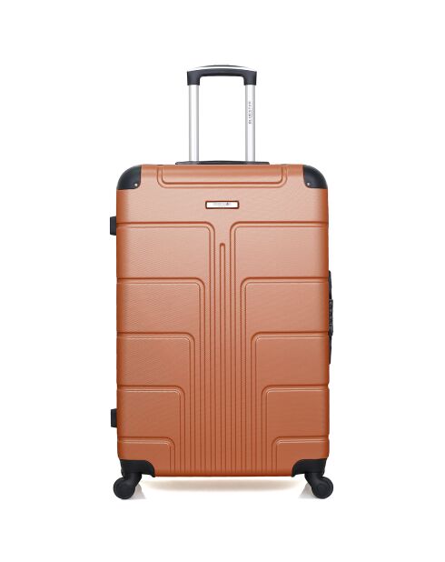 Koffer für einen längeren Aufenthalt, 4 Einzelrollen, Ottawa, 75 cm, Terrakottarot
