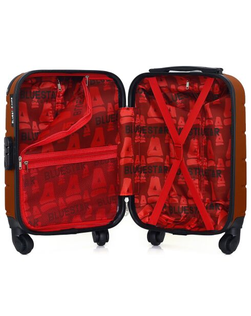 XXS Kabinenkoffer 4 Einzelräder Ottawa 46 cm terrakottarot
