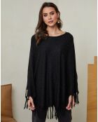 Poncho Anouk noir