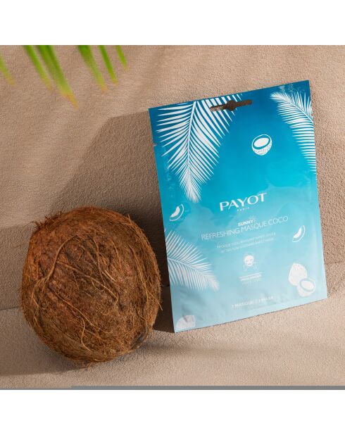10 Masques Tissu apaisants Après-soleil Coco