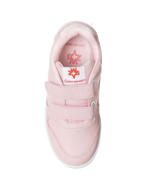 Sneakers en Cuir Free rose/blanc