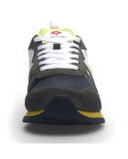 Sneakers en Cuir Max kaki/blanc